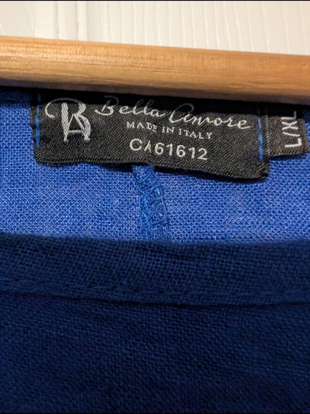 Bella Amore Made in Italy Blue Top